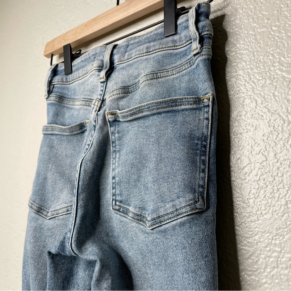 Free People We The Free Raw Hem High Rise Jeans Denim Jeggings Skinny - Picture 12 of 13